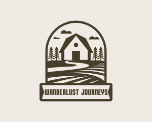 Farm House Road Pathway logo design