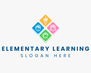 Nursery Learning School logo design