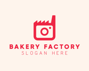 Pink Camera Factory logo design