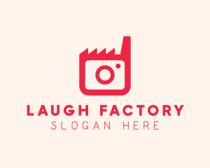 Pink Camera Factory logo design