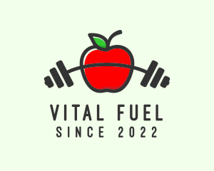 Apple Barbell Fitness logo design