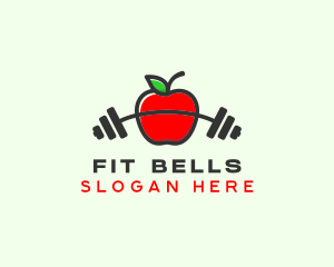 Apple Barbell Fitness logo design