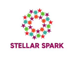 Colorful Star Pattern logo
