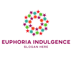 Colorful Star Pattern logo
