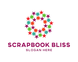 Colorful Star Pattern logo