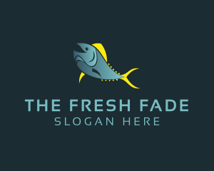 Happy Tuna Fish logo design