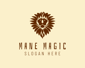 Lion Mane Safari logo design