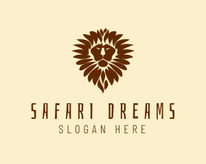 Lion Mane Safari logo design