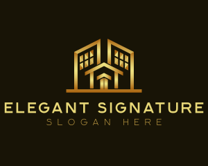 Elegant Urban Residence logo design