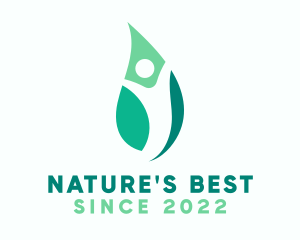 Human Leaf Holistic logo