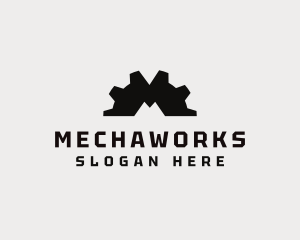 Mechanic Cogwheel Gear logo