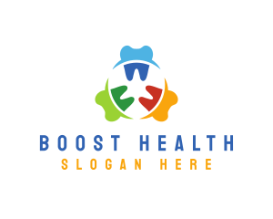 Teeth Dental Health logo design