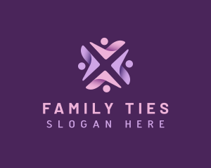 Community Support People logo design