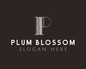 Elegant Luxury Letter P logo design