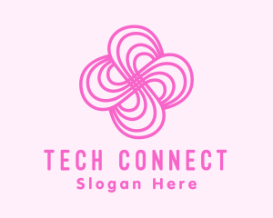 Pink Flower Pattern logo
