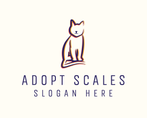 Feline Cat Animal logo design