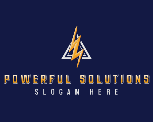 Electricity Energy Bolt logo design