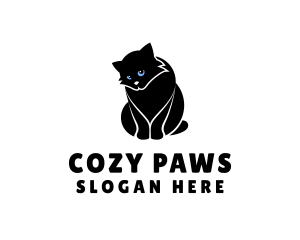 Cute Kitten Cat logo