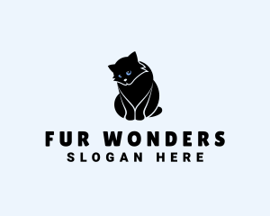 Cute Kitten Cat logo