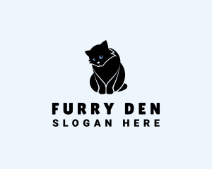 Cute Kitten Cat logo