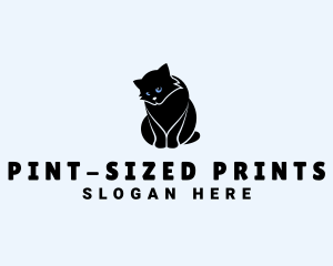 Cute Kitten Cat logo