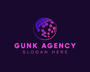 Globe Sphere Agency logo design