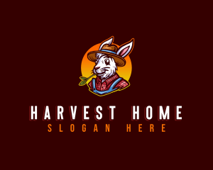 Agricultural Rabbit Farmer logo