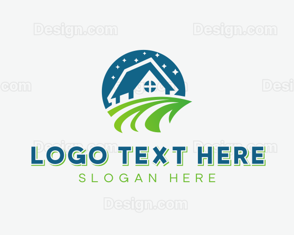 Garden Lawn Landscaping Logo