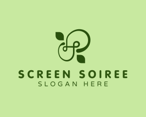 Natural Leaf Letter S  logo design