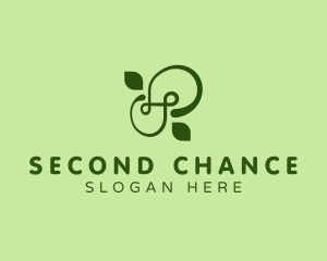 Natural Leaf Letter S  logo design