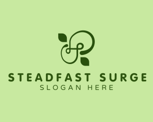 Natural Leaf Letter S  logo design