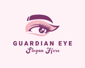 Woman Eyelash Extension logo design