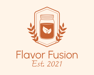 Healthy Kombucha Jar logo design