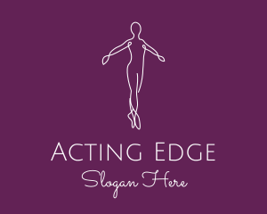 Ballet Dance Dancer logo design