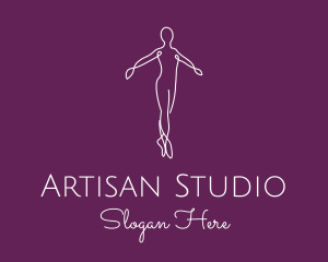 Ballet Dance Dancer logo design