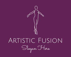 Ballet Dance Dancer logo design