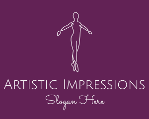 Ballet Dance Dancer logo design