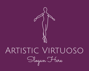 Ballet Dance Dancer logo design