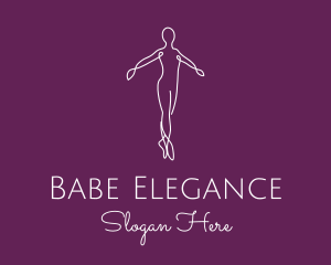 Ballet Dance Dancer logo design