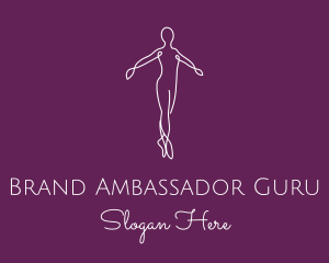 Ballet Dance Dancer logo design