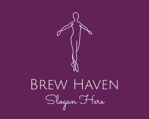 Ballet Dance Dancer logo design