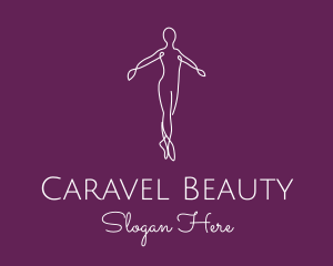 Ballet Dance Dancer logo design