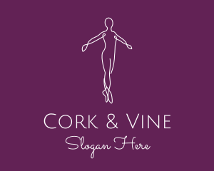 Ballet Dance Dancer logo design