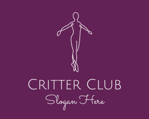 Ballet Dance Dancer logo design