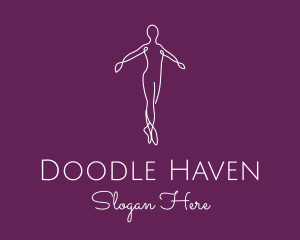 Ballet Dance Dancer logo design