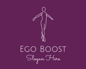 Ballet Dance Dancer logo design