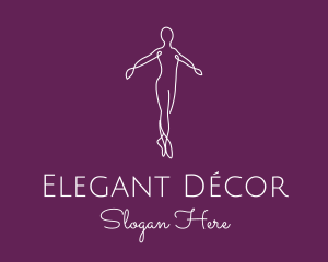 Ballet Dance Dancer logo design