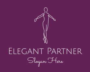 Ballet Dance Dancer logo design