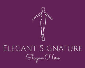 Ballet Dance Dancer logo design