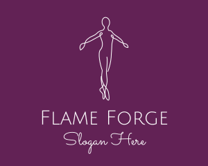 Ballet Dance Dancer logo design